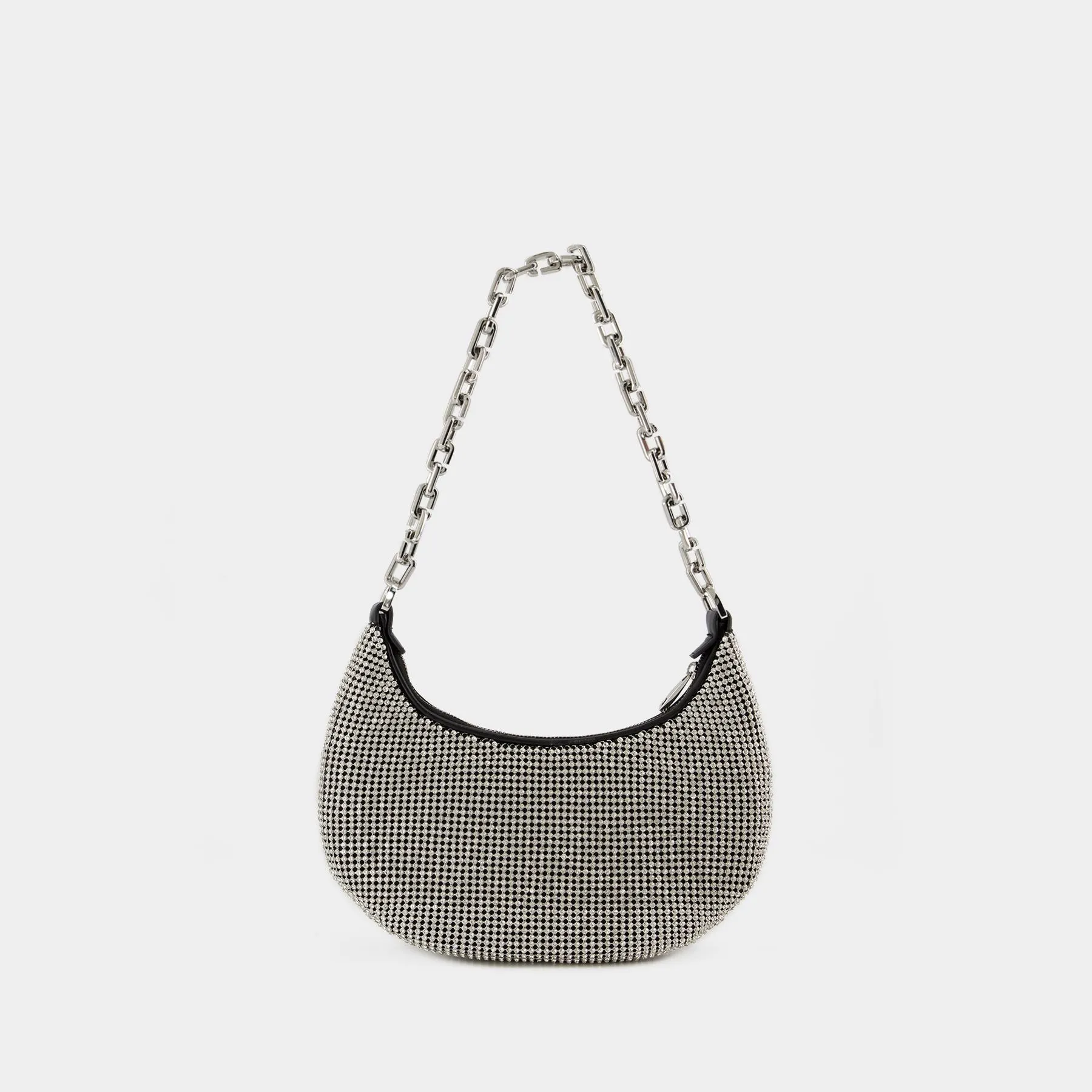 The Small Curve Shoulder Bag - Marc Jacobs - Mesh - Silver