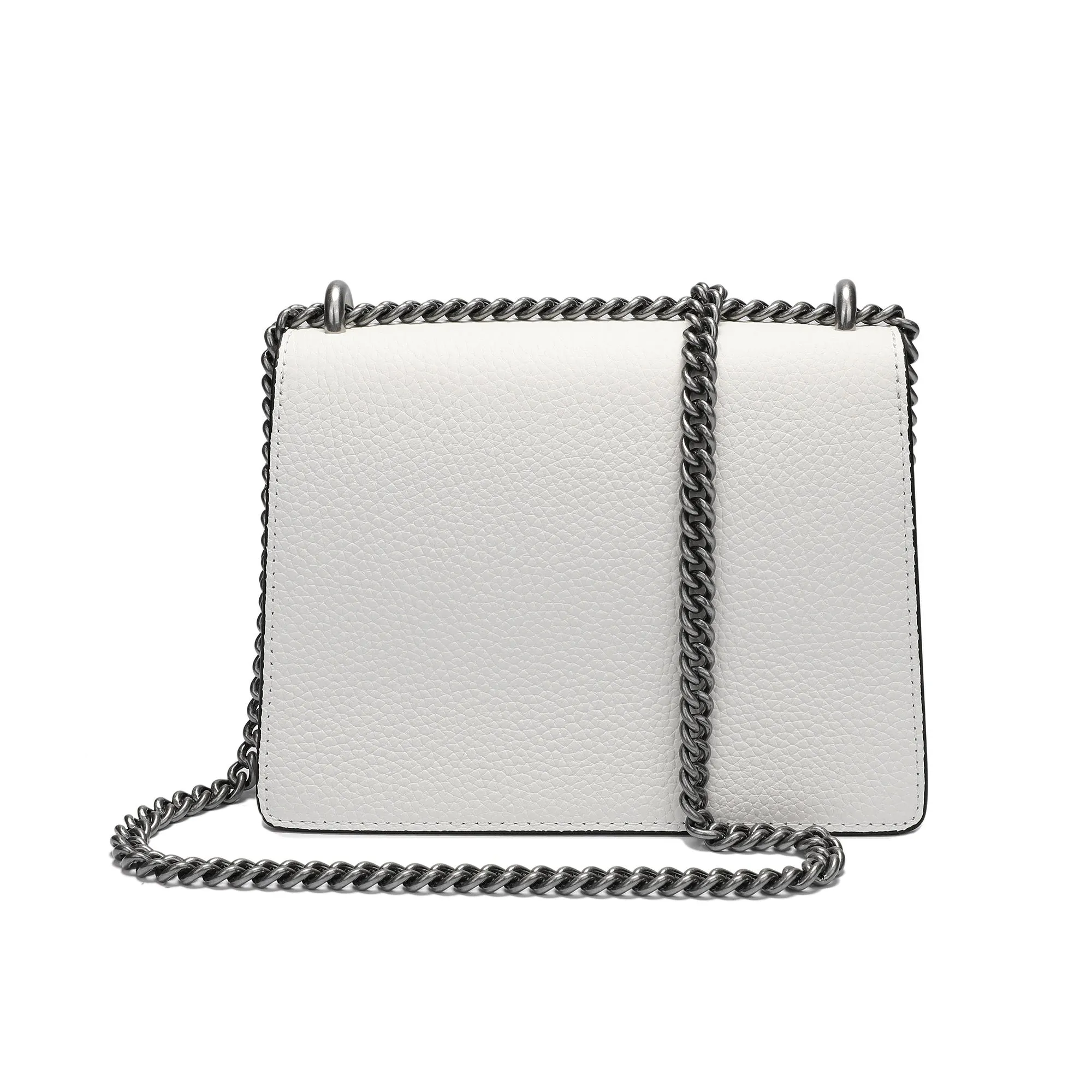 Tiffany & Fred Crystal Dragon Leather Crossbody Bag