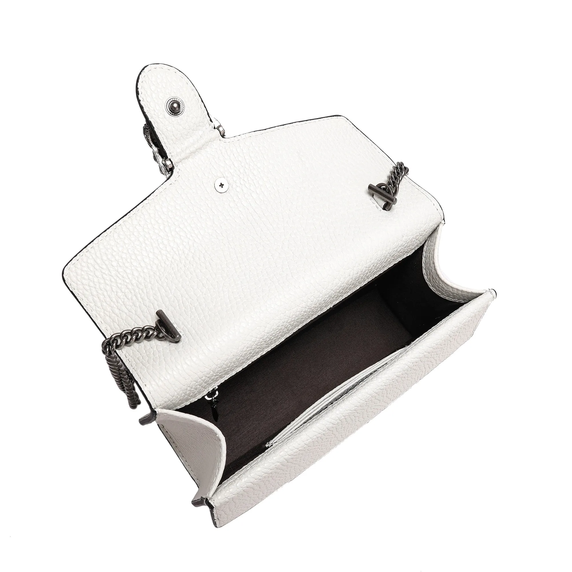 Tiffany & Fred Crystal Dragon Leather Crossbody Bag