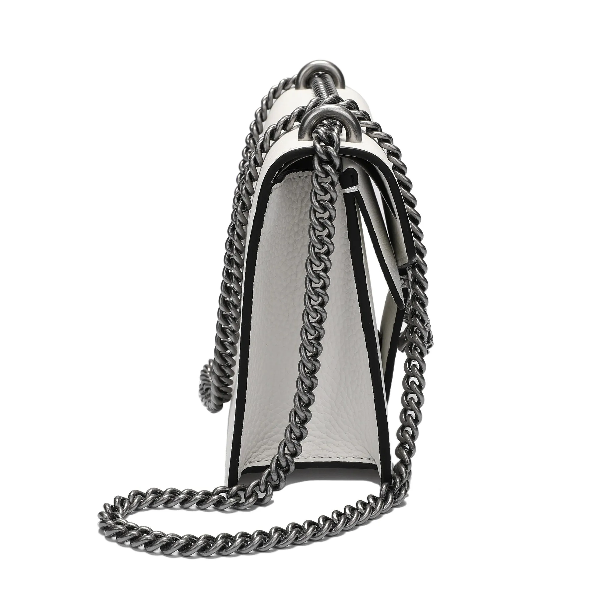 Tiffany & Fred Crystal Dragon Leather Crossbody Bag