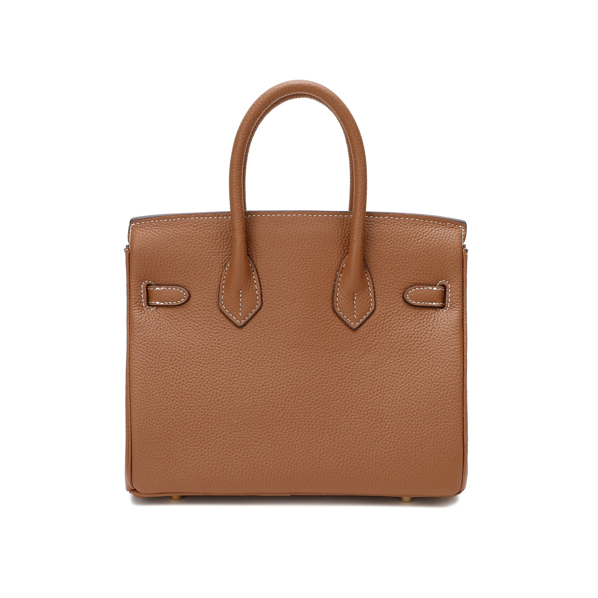 Tiffany & Fred Top-Grain Leather Shoulder Bag