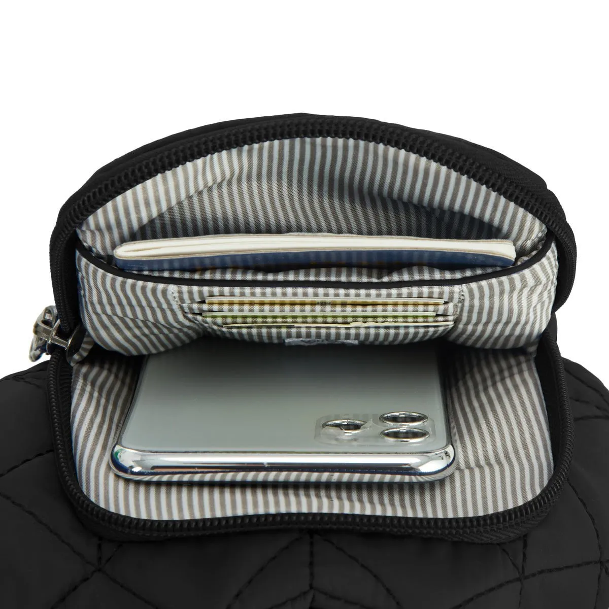 Travelon Anti-Theft Boho Insulated Water Bottle Tote