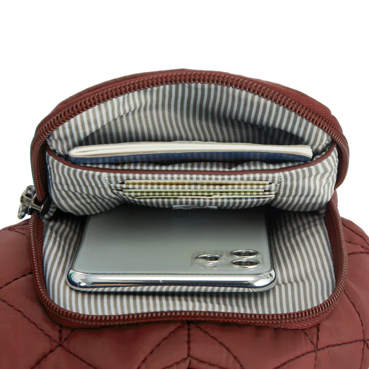 Travelon Anti-Theft Boho Insulated Water Bottle Tote