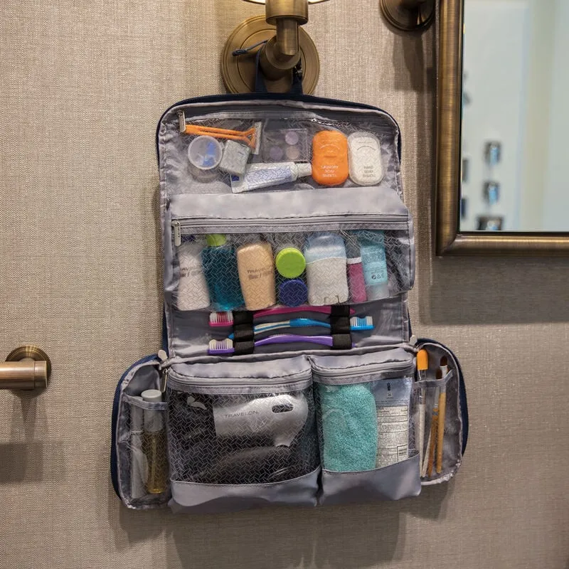 Travelon Flat-Out Hanging Toiletry Kit - Midnight