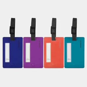 Travelon Set of 4 Assorted Color Luggage Tags