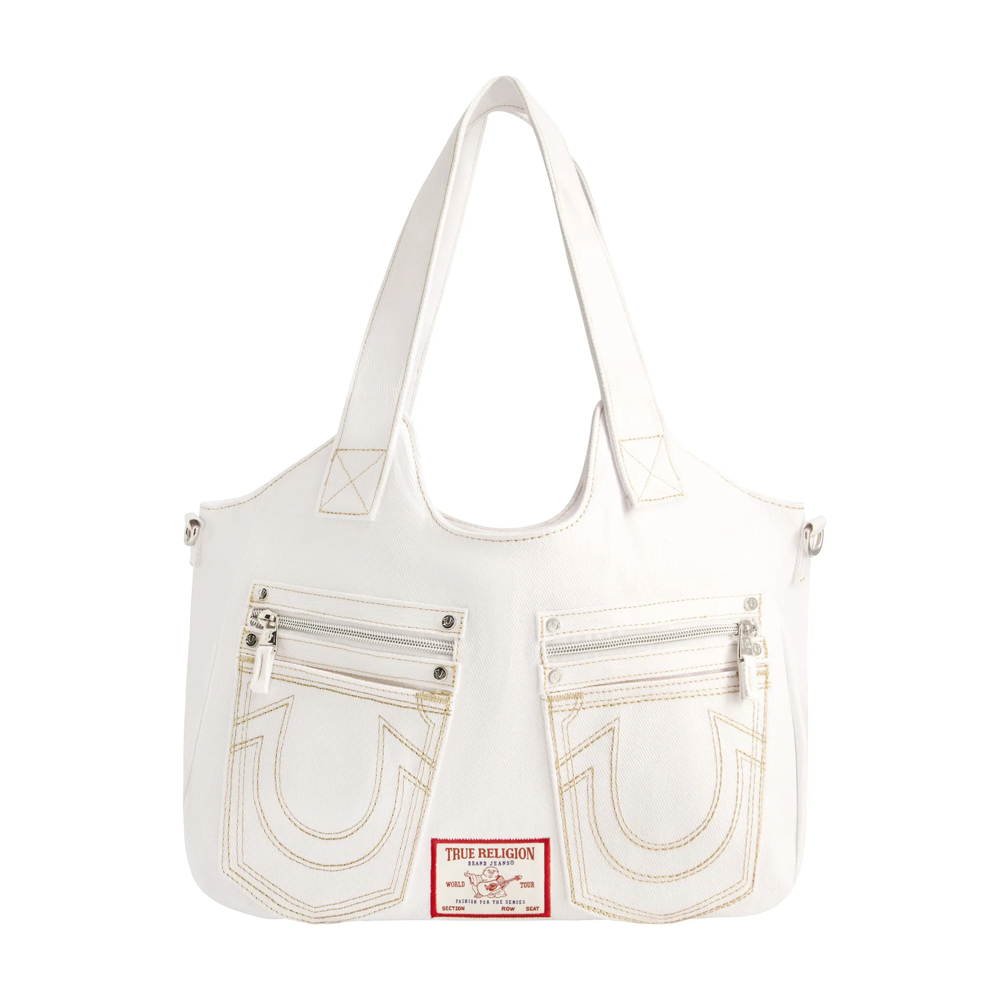 True Religion Horseshoe Stitch DARK NAVY Satchel