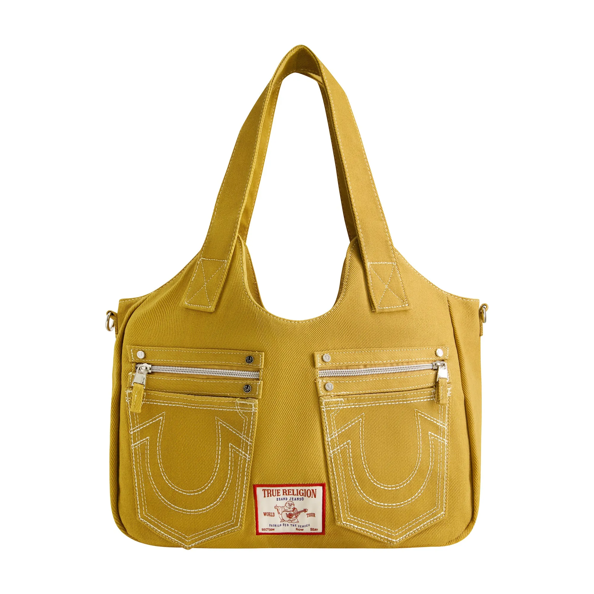 True Religion Horseshoe Stitch DARK NAVY Satchel