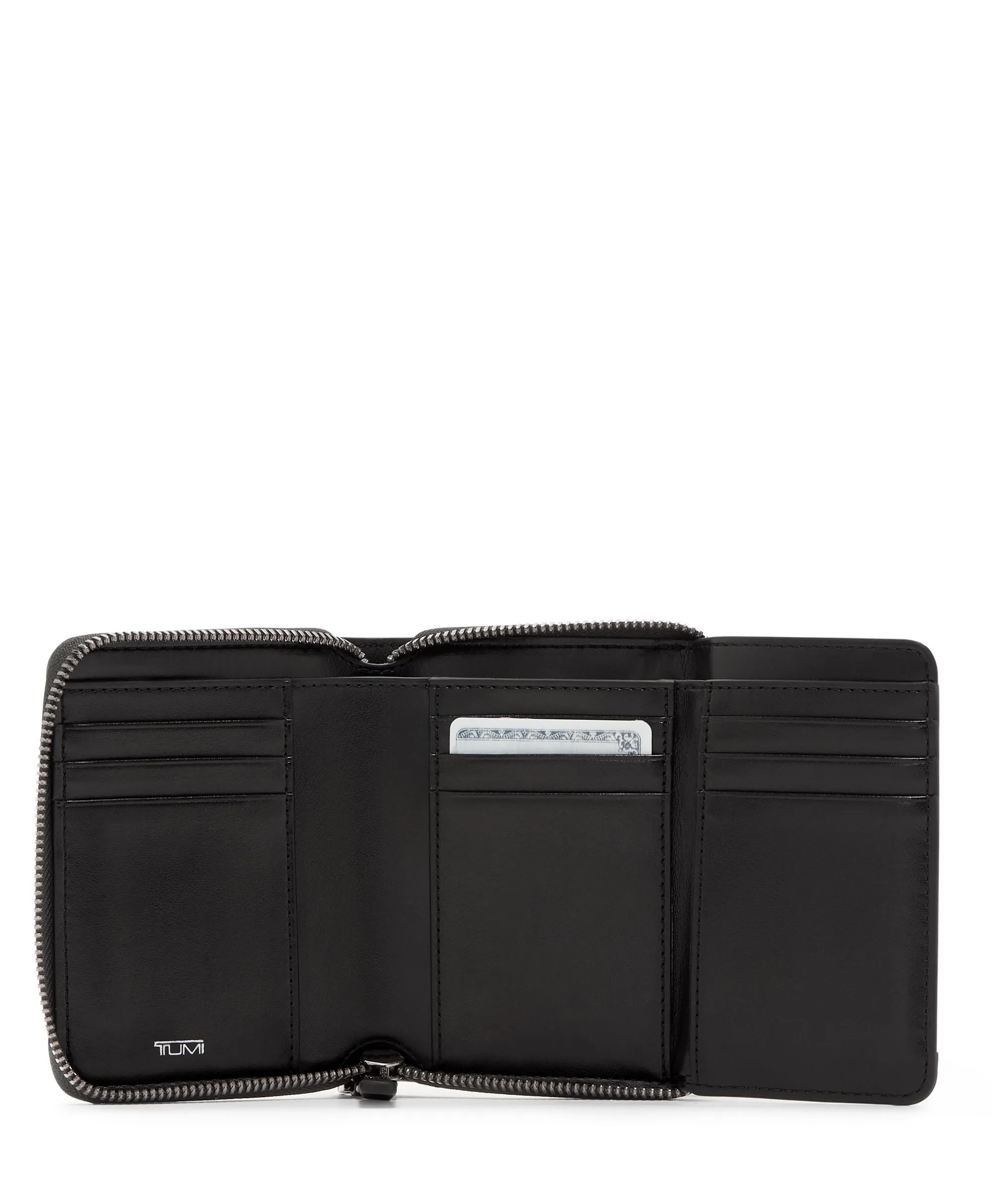 Tumi Tri-Fold Zip-Around Wallet