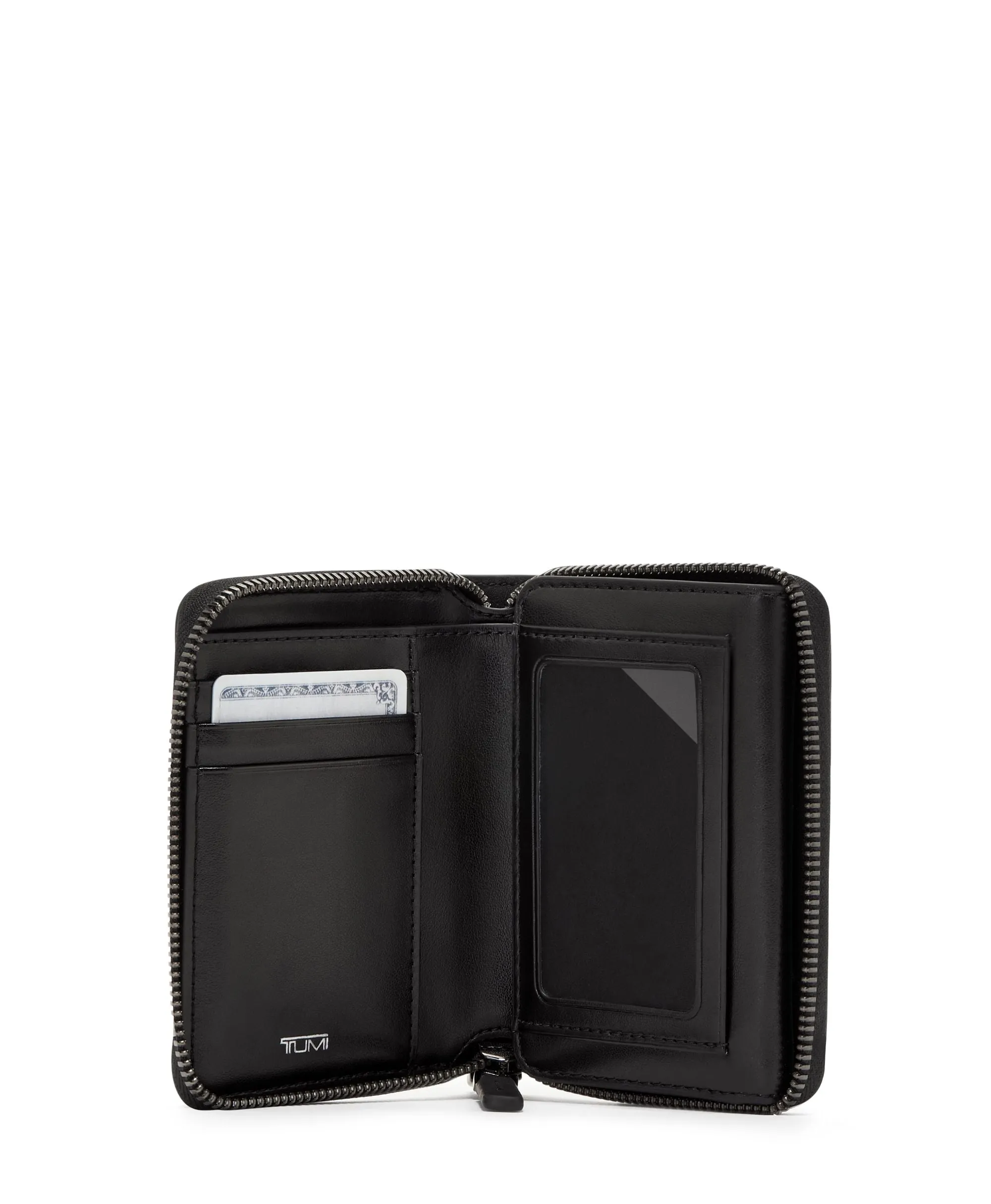 Tumi Tri-Fold Zip-Around Wallet