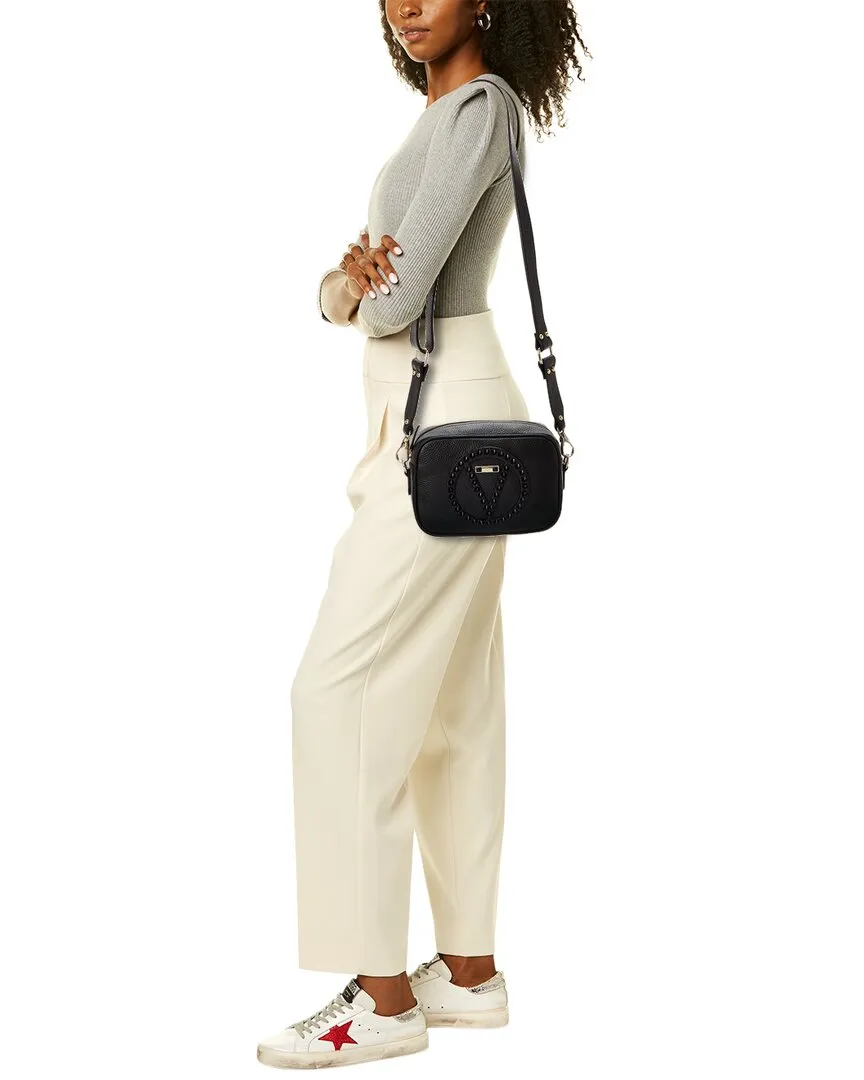 Valentino by Mario Valentino Mia Rock Leather Crossbody