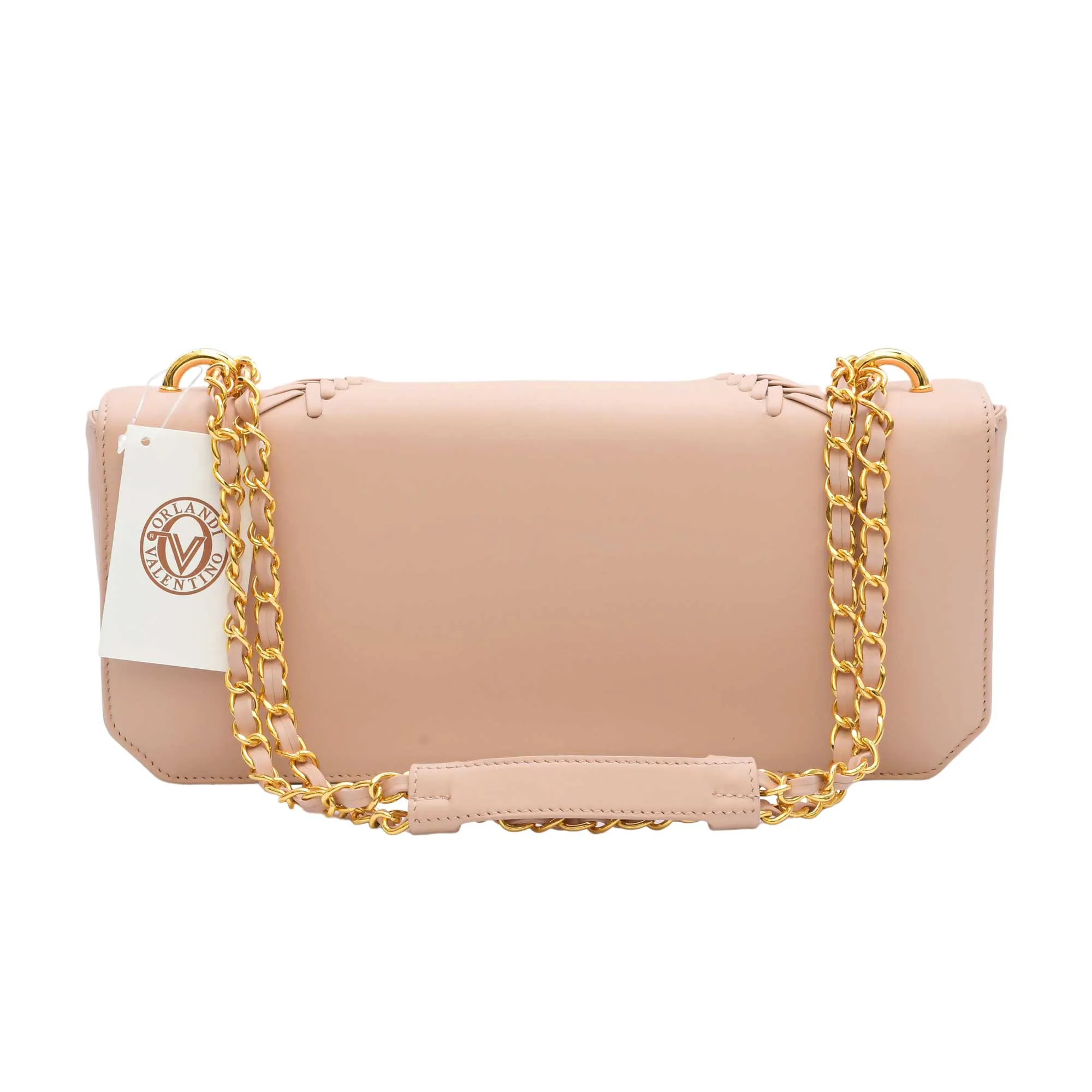 Valentino Orlandi Women's Black Clutch Shoulder Leather Bag