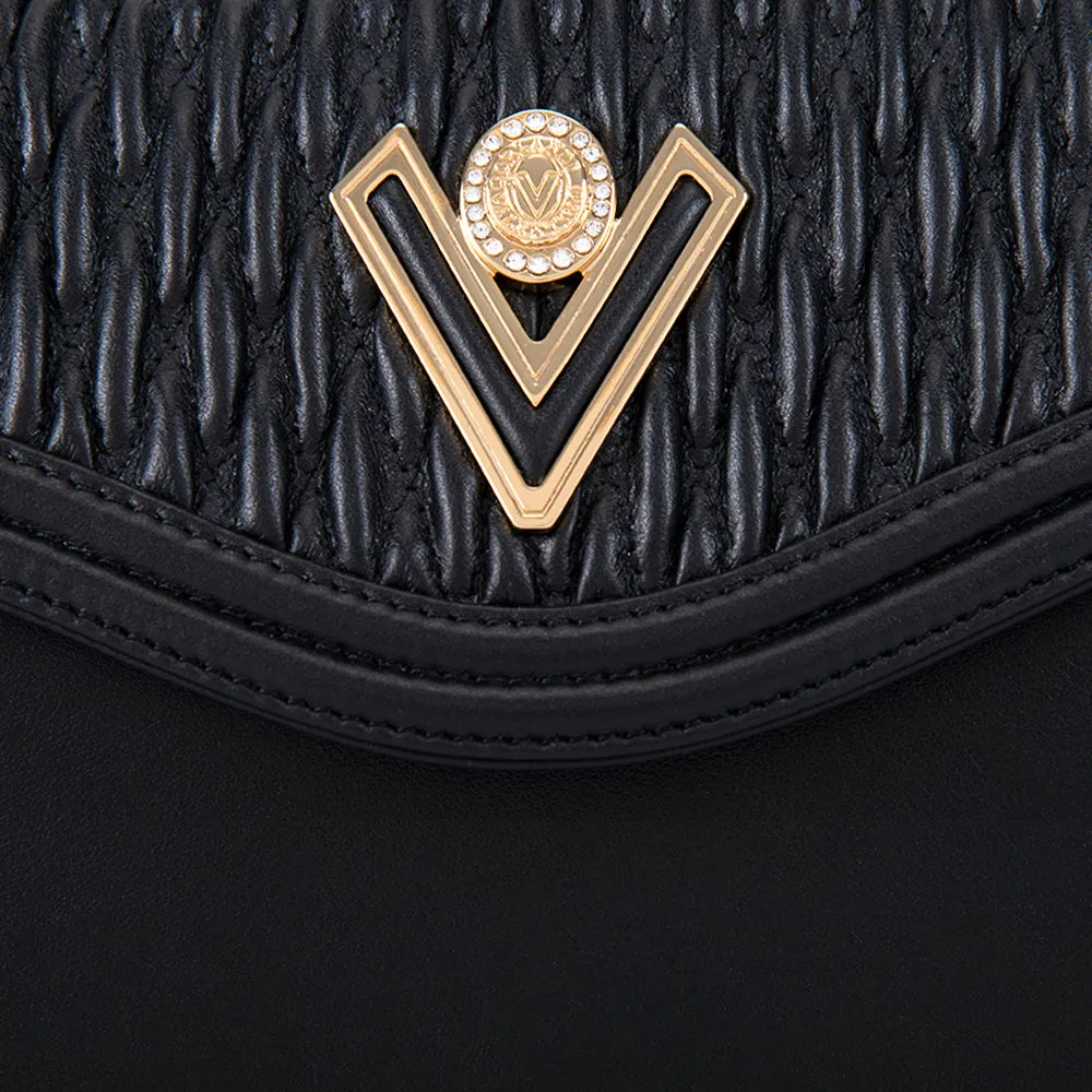 Valentino Orlandi Women's Classic Shoulder Bag With Metallic Strap