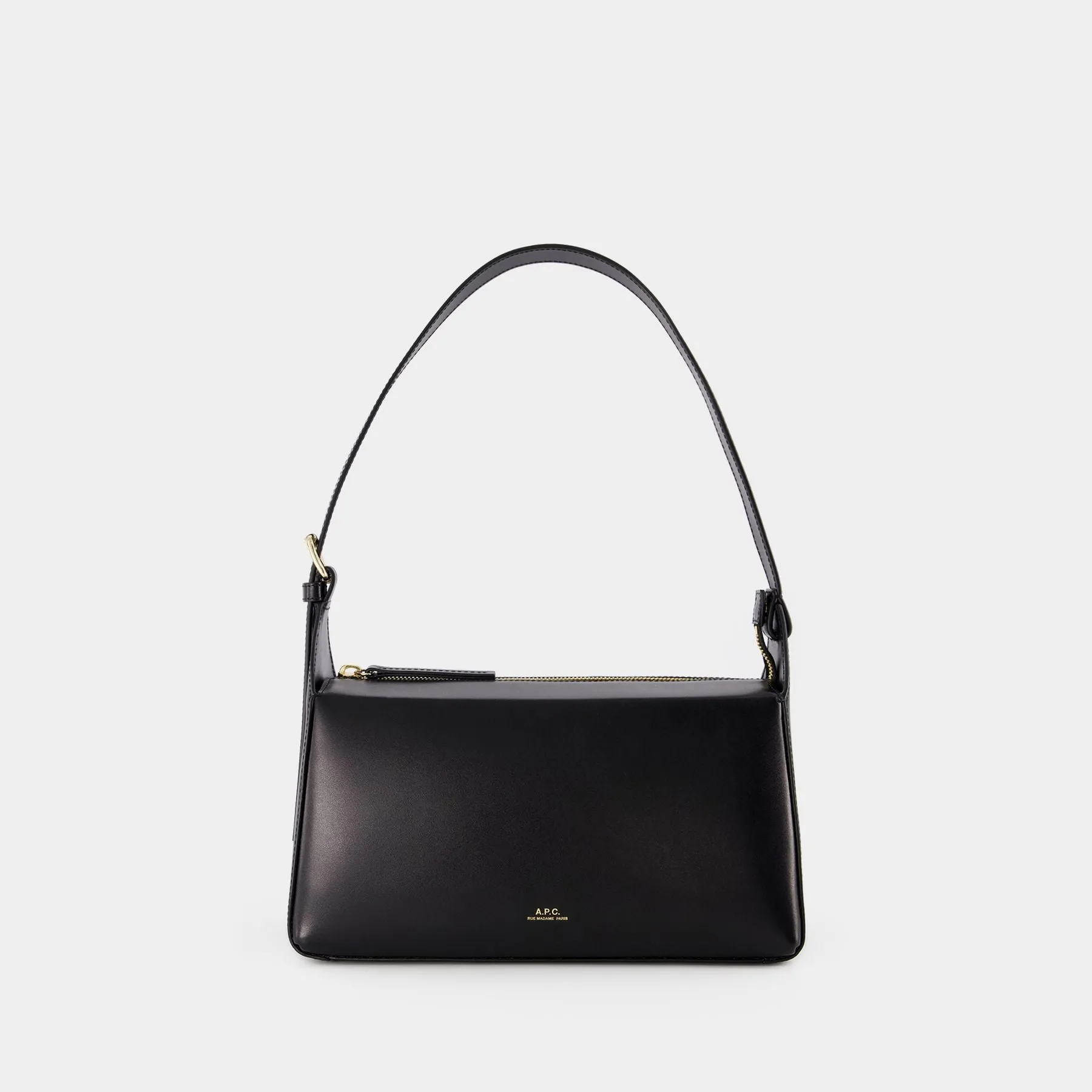 Virginie Hobo Bag - A.P.C - Leather - Black