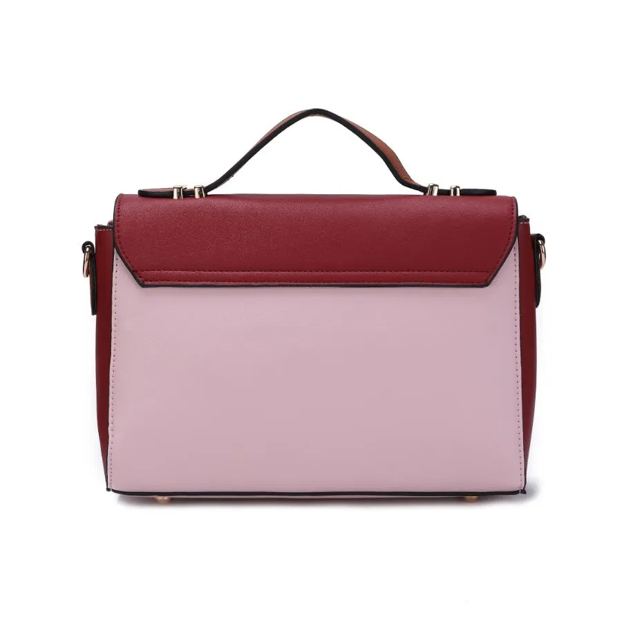 Zayla Color Block Vegan Leather Women’s Shoulder bag