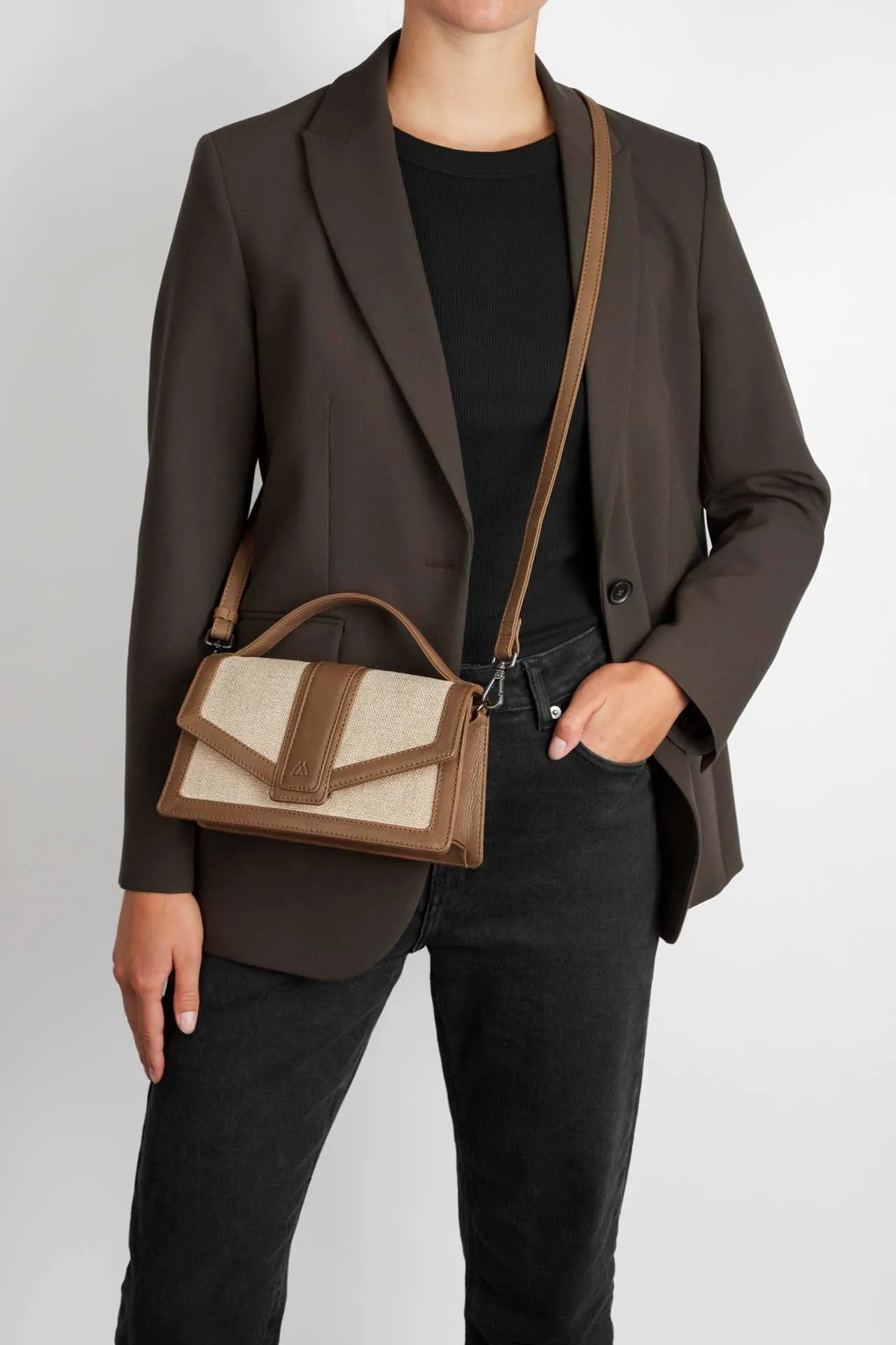ZoeMBG Crossbody Bag, Canvas Mix